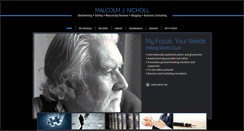 Desktop Screenshot of malcolmnicholl.com